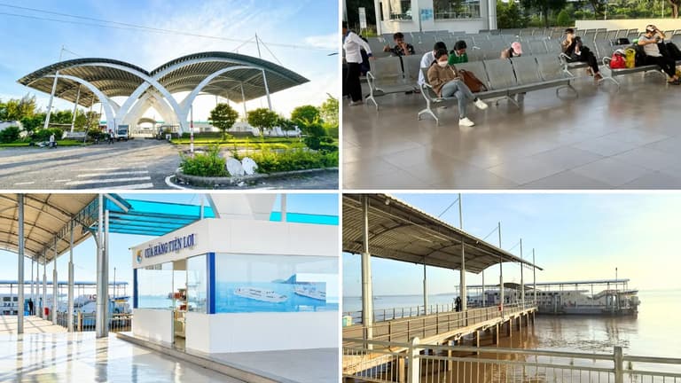 Toàn cảnh cảng Superdong Sóc Trăng Côn Đảo