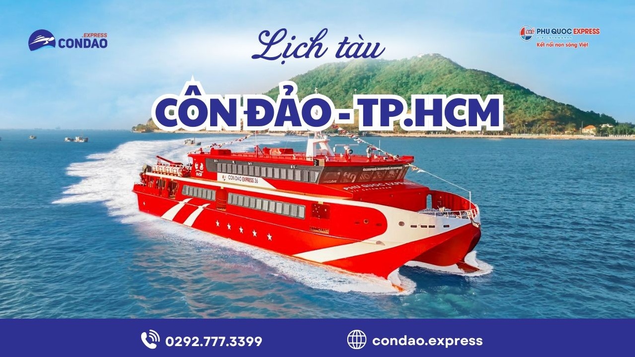 Lịch tàu Côn Đảo TP Hồ Chí Minh mới nhất